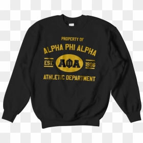 Long-sleeved T-shirt, HD Png Download - alpha phi alpha png