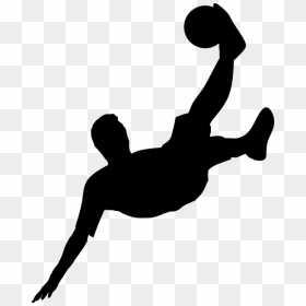 Silhouette Calcio, HD Png Download - football silhouette png
