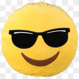 Emoticon Emoji Smiley Pillow Laughter - Aurinkolasit Hymiö, HD Png Download - smirk png