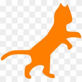 Cat Clip Art, HD Png Download - orange cat png