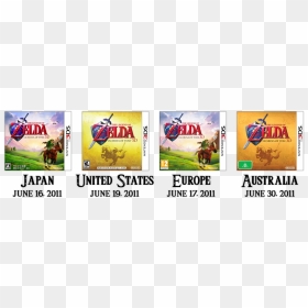 Zelda Ocarina Of Time 3ds Australia, HD Png Download - ocarina of time logo png