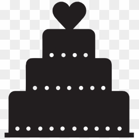 Wedding Party Silhouette Png - Transparent Wedding Cake Silhouette Png, Png Download - wedding silhouette png