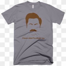 Parks And Rec Ron Swanson T-shirt - White Privilege Definition Shirt, HD Png Download - ron swanson png