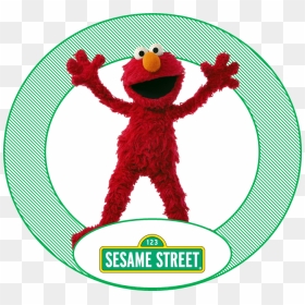 Sesame Street In Green Free Printable Kit - Elmo Sesame Street, HD Png Download - sesame street sign png