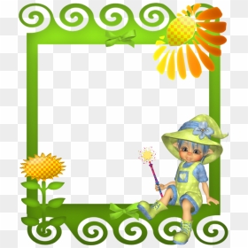 Clipart Frame Cute - Green Frames For Kids, HD Png Download - cute frame png