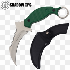 Fixed Blade Karambit Combat Knife With Sheath, , Panther - Combat Knife, HD Png Download - karambit png
