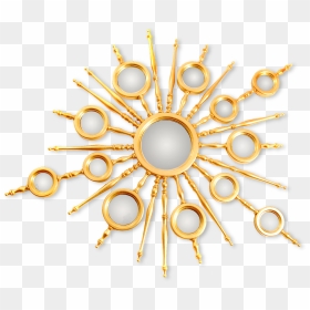 Apollo Mirror Boca Do Lobo, HD Png Download - gold starburst png