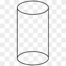 Outline Images Of Cylinder, HD Png Download - 3d shape png