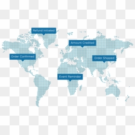 World Map, HD Png Download - sms png