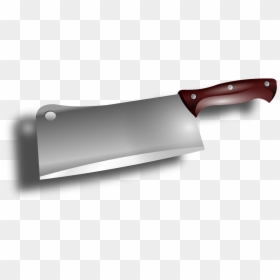 Butcher Knife Png, Transparent Png - knife clipart png