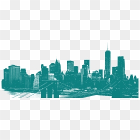 Cityscape, HD Png Download - ny skyline png