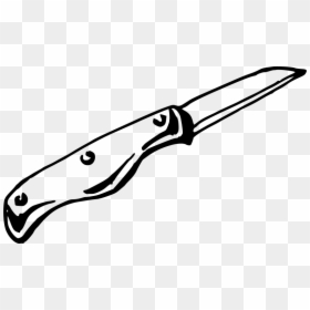 Knife Black And White, HD Png Download - knife clipart png