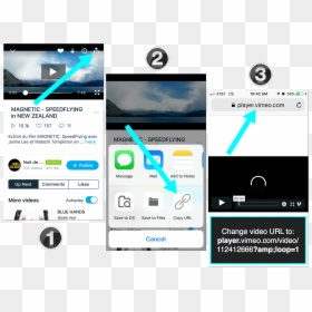 Screenshot, HD Png Download - vimeo play button png