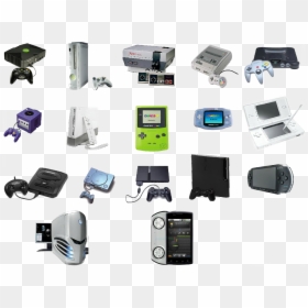 All Gaming Consoles, HD Png Download - console png