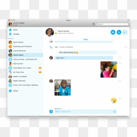 Skype For Mac, HD Png Download - skype icons png