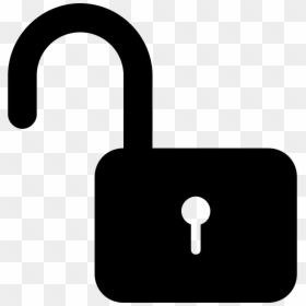 Unlocked Padlock, HD Png Download - padlock icon png