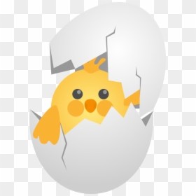 Cute Chick Egg Cartoon Png, Transparent Png - chicken vector png
