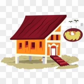 Chicken Coop Cartoon Png, Transparent Png - chicken vector png