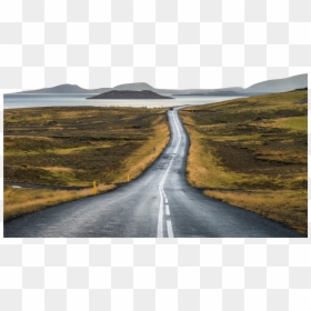 Iceland Landscape Png, Transparent Png - road.png