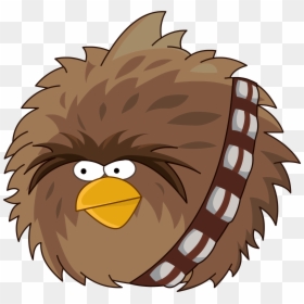 Chewbacca Angry Birds Star Wars Han Solo, HD Png Download - star wars personajes png
