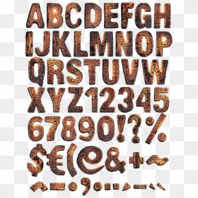 Burned Font, HD Png Download - burnt png
