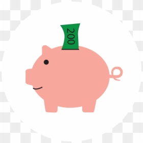 Piggy Bank Icon Transparent, HD Png Download - refer a friend icon png