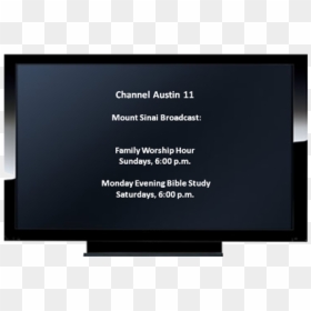 Flat Panel Display, HD Png Download - broadcast png