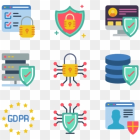 Data Protection Icon Png, Transparent Png - lock vector png