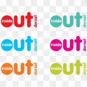 Inside Out Dorset Logo Colours - Graphic Design, HD Png Download - inside out logo png