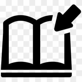 Online Education Symbol Of Opened Book Pages With An - Educação Simbolo Png, Transparent Png - book pages png
