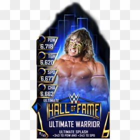 Wwe Supercard Hall Of Fame Cards, HD Png Download - ultimate warrior png