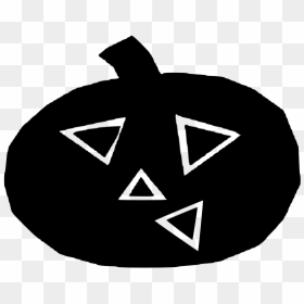 Pumpkin Silhouette Drawing - Illustration, HD Png Download - pumpkin silhouette png