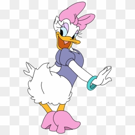 Daisy Duck Back View, HD Png Download - duck clipart png