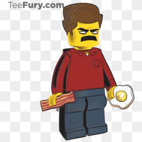 Teefury, HD Png Download - ron swanson png