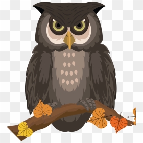 Great Horned Owl, HD Png Download - owl silhouette png