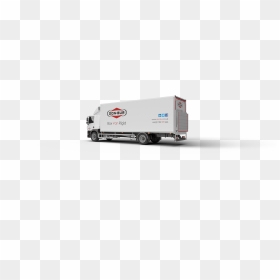 Box Van Rigid Bodywork Open - Trailer Truck, HD Png Download - box truck png