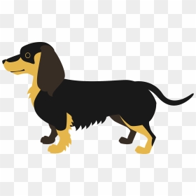 ダックス フンド 横向き イラスト, HD Png Download - dachshund silhouette png