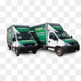 Europcar Van Ad , Png Download - Commercial Vehicle, Transparent Png - box truck png
