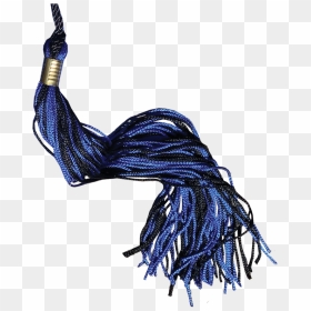 Blue And Black Graduation Tassel With Gold Band - 2020 Graduation Tassel Png, Transparent Png - graduation tassel png