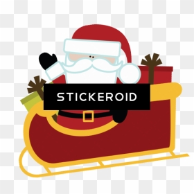 Santa Sleigh Holidays - Clip Art, HD Png Download - santa claus sleigh png
