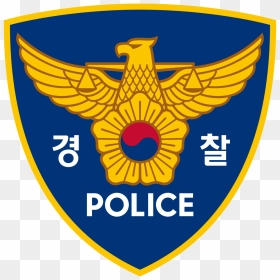 South Korea Police Logo, HD Png Download - blank police badge png