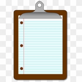 Nurse With Clipboard Png - Clipboard With Paper Transparent, Png Download - clipboard clipart png