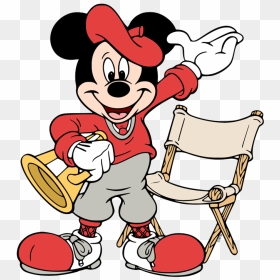 Mickey Mouse Movie Director, HD Png Download - mickey head outline png