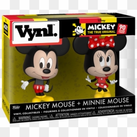 Funko Vinyl Mickey And Minnie, HD Png Download - mickey head outline png