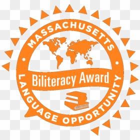 Seal Of Biliteracy Massachusetts - World Map, HD Png Download - fail stamp png