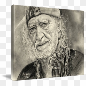 Pencil Drawing Of Celebrity Willie Nelson Face - Drawing, HD Png Download - celebrity face png
