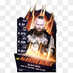 Supercard Aleisterblack S3 14 Wrestlemania33 Fusion - Carmella Wrestlemania33 Fusion Card, HD Png Download - aleister black png