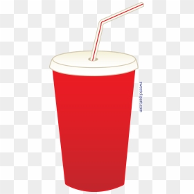 Pepsi Clipart Cup Straw - Soda Cup Clipart, HD Png Download - pepsi bottle png