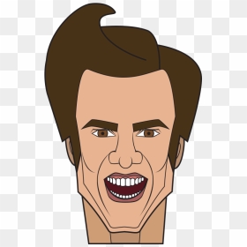 Infographic About Jim Carrey Characters In Movies - Jim Carrey Character Cua, HD Png Download - jim carrey png