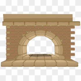 Transparent Christmas Fireplace Clipart - Cartoon Fireplaces Png, Png Download - chimney png